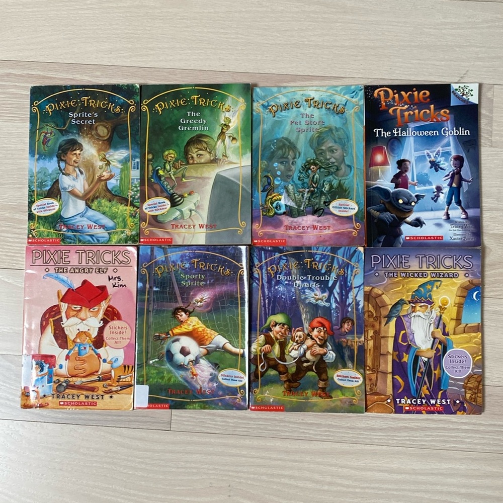 RARE Complete Pixie Tricks Series Books 1-8 by Tracey West